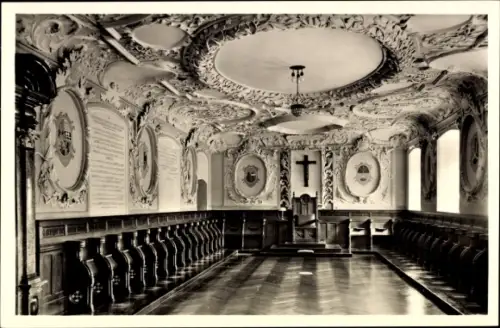 Ak Beuron an der Donau Württemberg, Erzabtei Beuron, Kapitelsaal