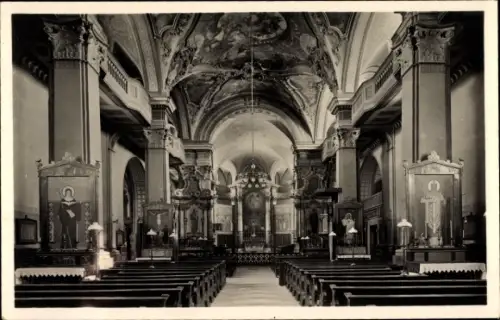 Ak Beuron an der Donau Württemberg, Erzabtei, Inneres der Kirche