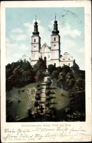 Ak Mariatrost Graz Steiermark, Wallfahrtskirche