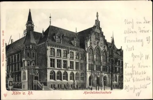 Ak Köln am Rhein, Handelshochschule