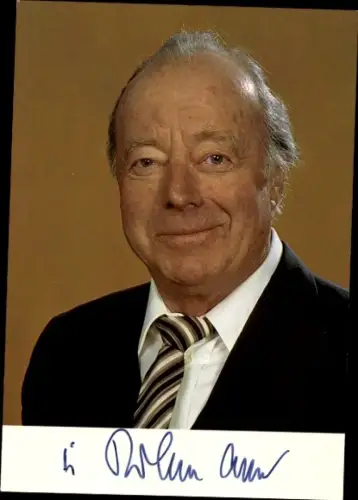 Ak Schauspieler Heinz Rühmann, Portrait, Autogramm