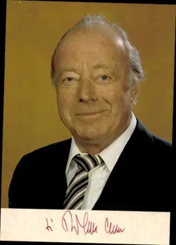 Ak Schauspieler Heinz Rühmann, Portrait, Autogramm