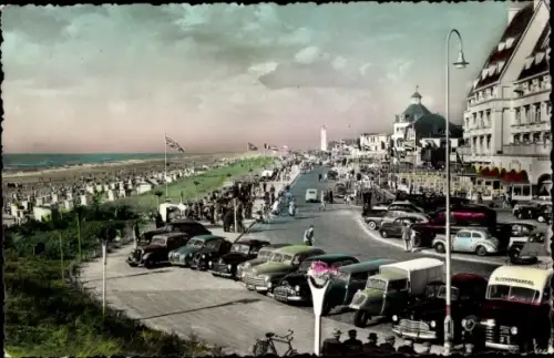 Ak Noordwijk aan Zee Südholland, Kon. Wilhelmina Boulevard