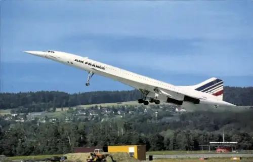 Ak Flugzeug Concorde 101 F-BVFF, Air France