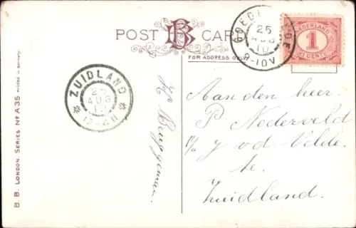 Künstler Ak Landschaft, Kühe