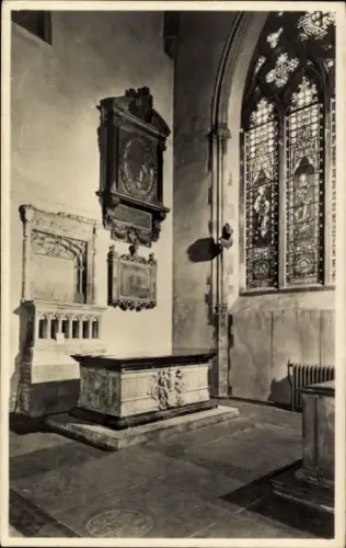 Ak Aldwych London, Gresham Monument, Nun's Squint, St. Helen's Church, London
