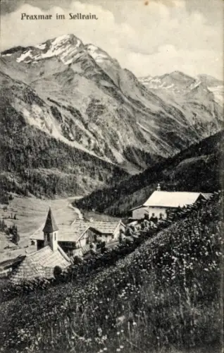 Ak Sellrain in Tirol, Praxmar, Teilansicht