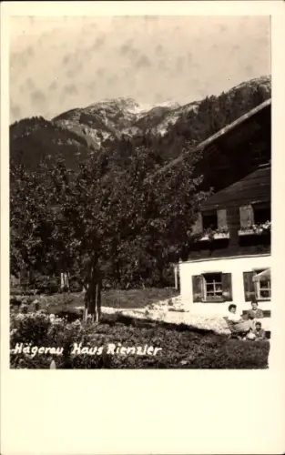 Ak Hägerau Steeg in Tirol, Haus Rienzler