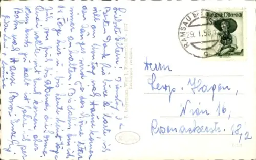 Ak Kulm Ramsau Steiermark, mit Feisterscharte