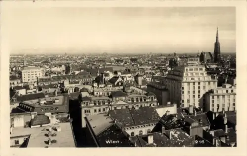 Foto Ak Wien Österreich, Stadtpanorama