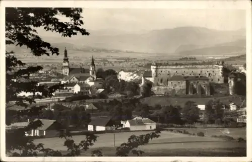 Ak Zvolen Altsohl Slowakei, Blick auf  Burgen, Kirchen, Landschaft
