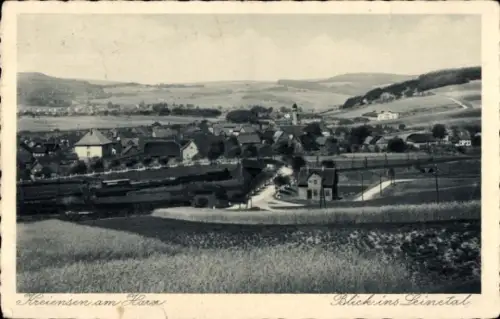 Ak Kreiensen Einbeck, Kreiensen am Hars, Blick ins Leinetal, Landschaft, Häuser, Felder