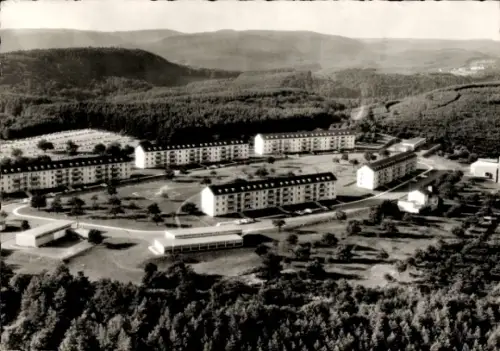 Ak Ehrang Trier an der Mosel, Luftbild, Siedlung auf der Bausch
