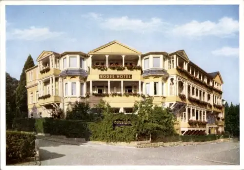 Ak Bad Harzburg am Harz, Bodes Hotel,  gepflegte Gastlichkeit, Hotelansicht