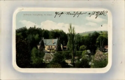 Passepartout Ak Niederösterreich, Schloss Haagberg