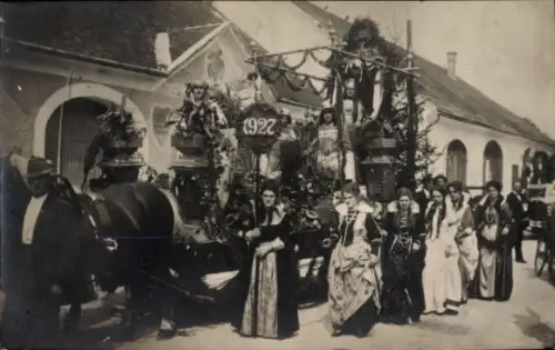 Foto Ak Schwanenstadt in Oberösterreich, Fest 1927