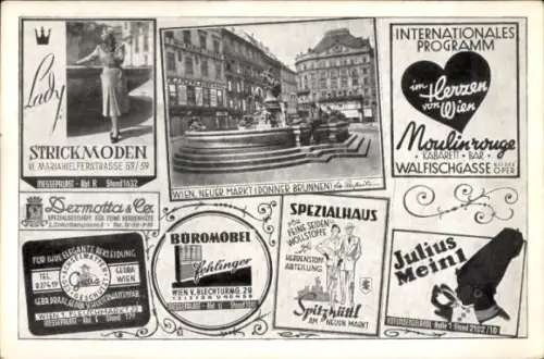 Ak Wiener Internationale Messe, Werbung, Fehlinger Möbel