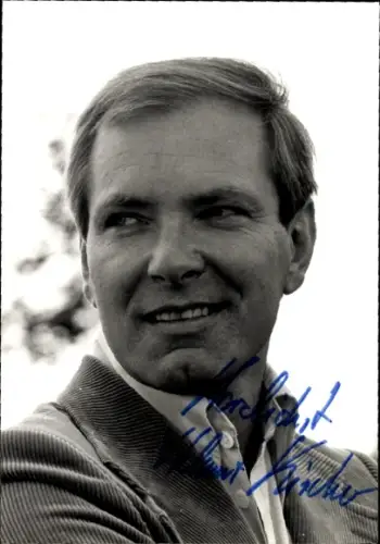 Autogrammkarte Schauspieler Helmut Kircher, Portrait, Autogramm