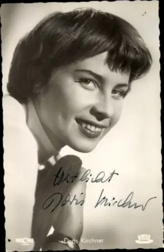 Ak Schauspielerin Doris Kirchner, Schwedenmädel, Portrait, Autogramm