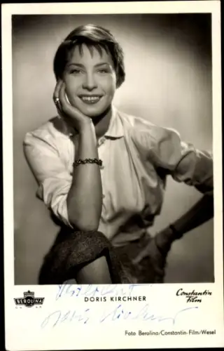 Ak Schauspielerin Doris Kirchner, Portrait, Autogramm