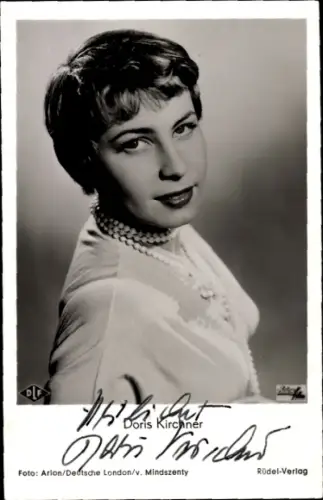 Ak Schauspielerin Doris Kirchner, Der falsche Adam, Portrait