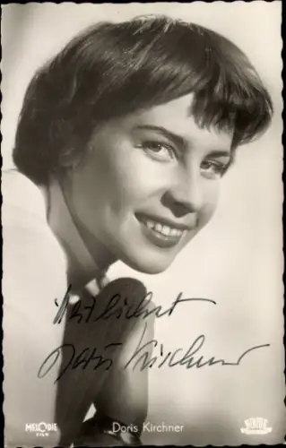 Ak Schauspielerin Doris Kirchner, Schwedenmädel, Portrait, Autogramm