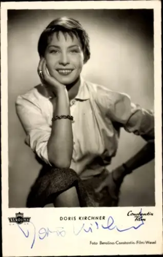 Ak Schauspielerin Doris Kirchner, Film Mein Leopold, Portrait, Autogramm
