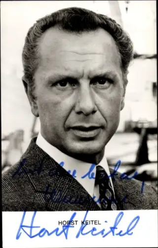 Ak Schauspieler Horst Keitel, Portrait, Autogramm