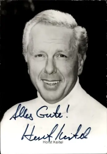 Ak Schauspieler Horst Keitel, Portrait, Autogramm