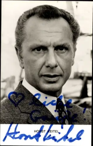 Ak Schauspieler Horst Keitel, Portrait, Autogramm