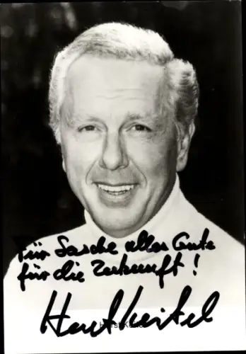 Ak Schauspieler Horst Keitel, Portrait, Autogramm