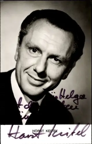 Ak Schauspieler Horst Keitel, Portrait, Autogramm