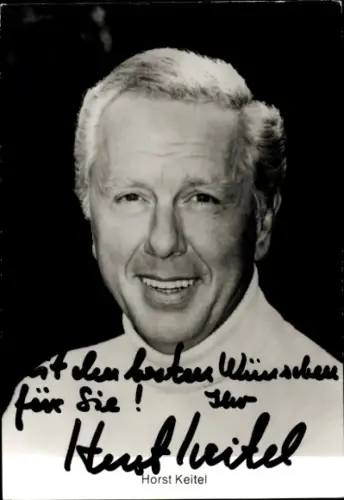 Ak Schauspieler Horst Keitel, Portrait, Autogramm