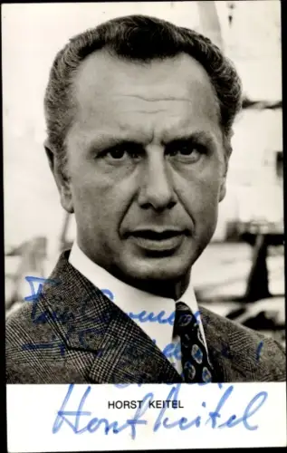 Ak Schauspieler Horst Keitel, Portrait, Autogramm