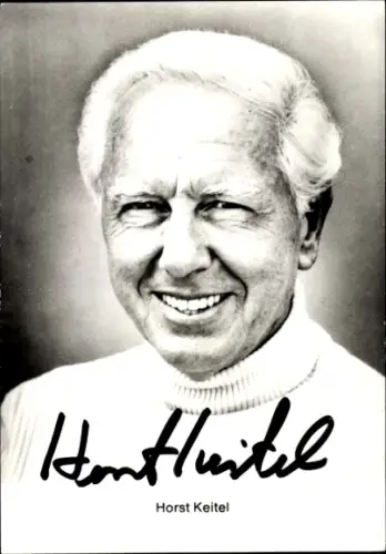 Ak Schauspieler Horst Keitel, Portrait, Autogramm