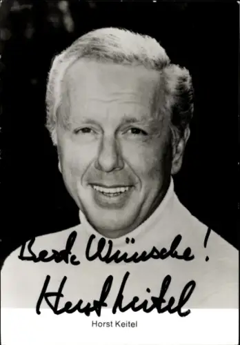 Ak Schauspieler Horst Keitel, Portrait, Autogramm
