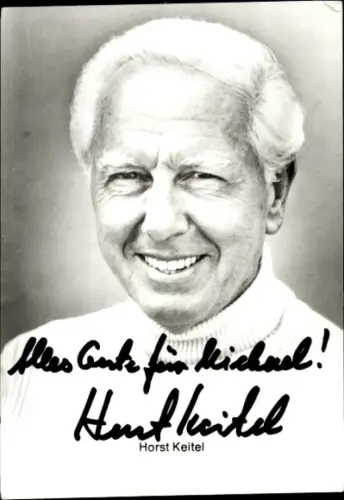 Ak Schauspieler Horst Keitel, Portrait, Autogramm