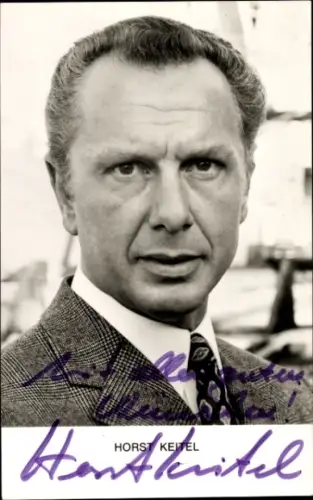 Ak Schauspieler Horst Keitel, Portrait, Autogramm