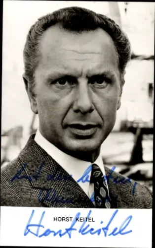 Ak Schauspieler Horst Keitel, Portrait, Autogramm