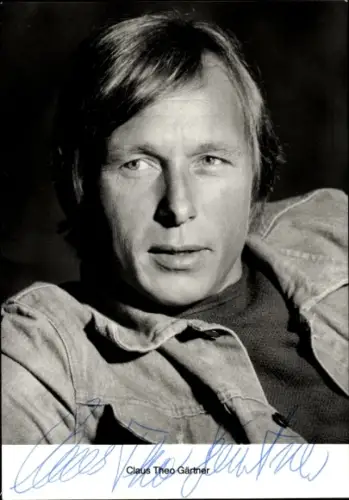 Ak Schauspieler Claus Theo Gärtner, Portrait, Autogramm