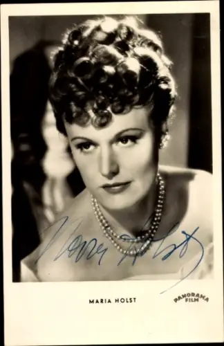 Ak Schauspielerin Maria Holst, Portrait, Panorama Film