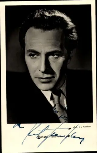 Ak Schauspieler Richard Häussler, Portrait, Autogramm