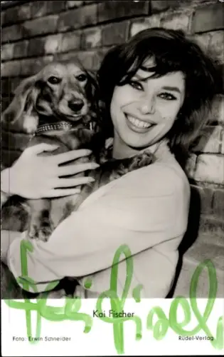 Ak Schauspielerin Kai Fischer, Portrait, Autogramm