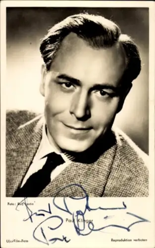 Ak Schauspieler Paul Klinger
