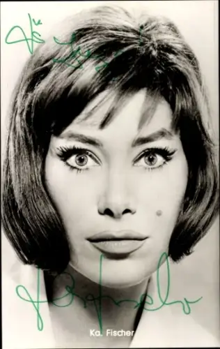 Ak Schauspielerin Kai Fischer, Portrait, Autogramm