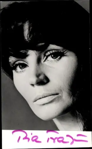 Foto Schauspielerin Pia Franzen, Portrait, Autogramm