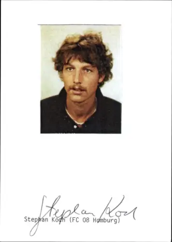 Autogramm Fußballer Stephan Koch, FC Homburg, Portrait