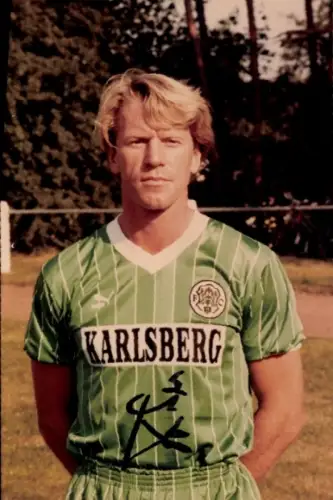 Autogrammkarte Fußballer Friedhelm Frenken, FC Homburg, Autogramm