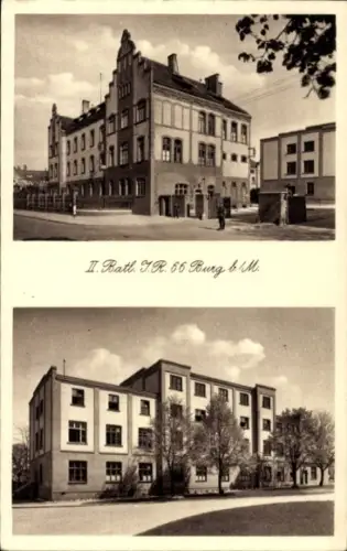 Ak Burg bei Magdeburg, II. Bataillon Infanterie-Reserve 66