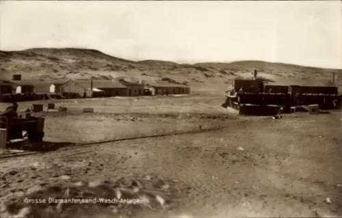 Ak Südafrika, Große Diamantensand-Wasch-Anlage